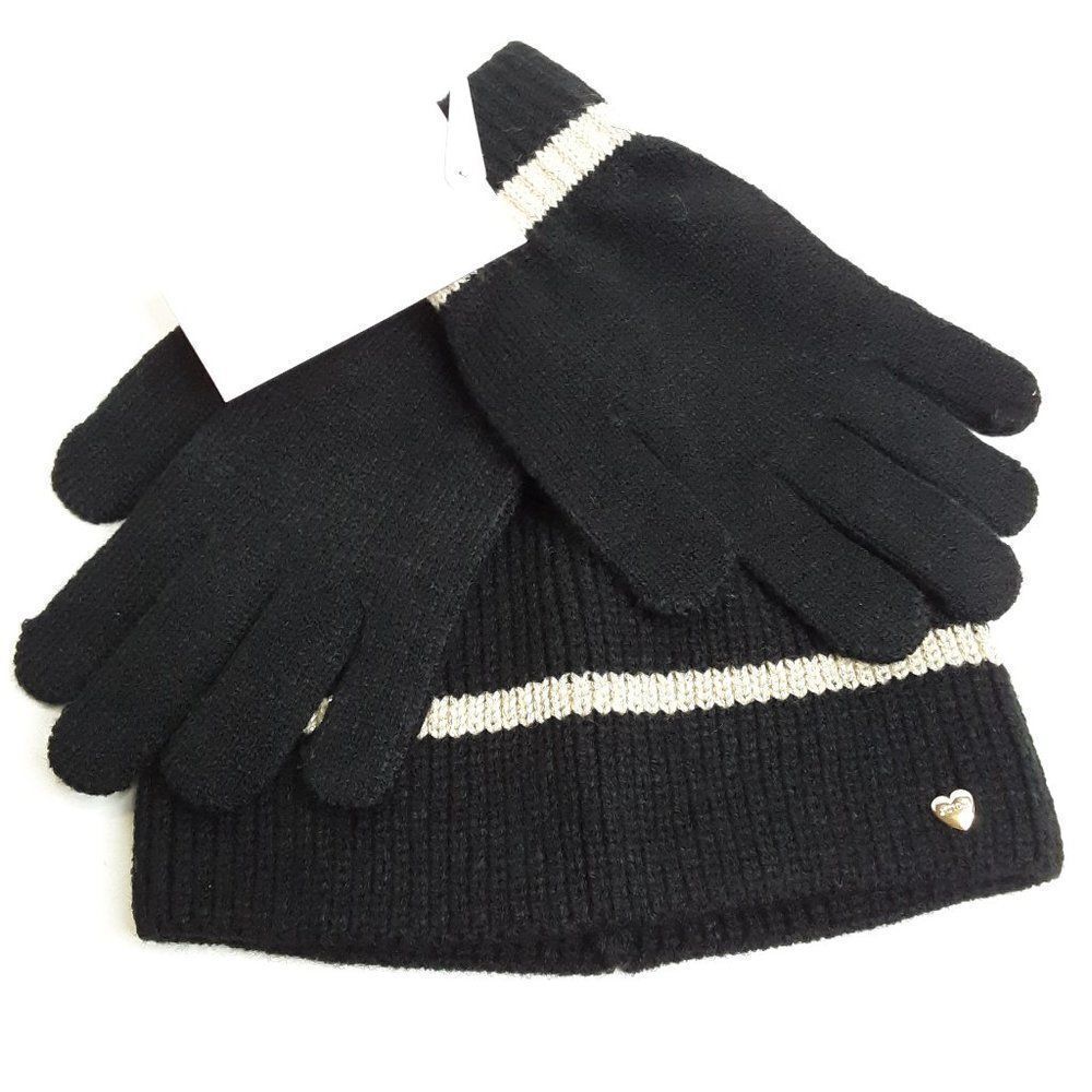 Betsey Johnson Women's Beanie & Glove Set One Size